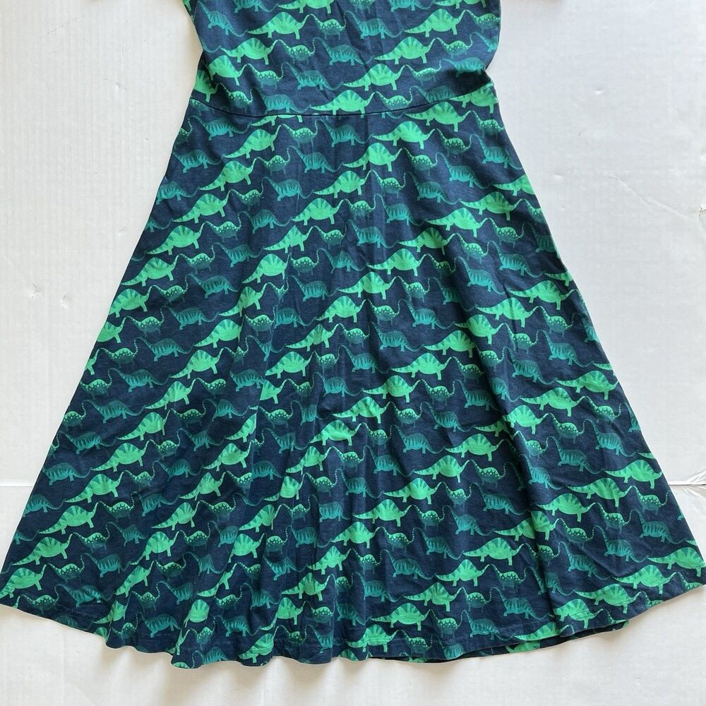 Svaha Dress XS Dinosaur Print Stegosaurus 100% Cotton Pullover Pockets STEAM - Picture 10 of 12